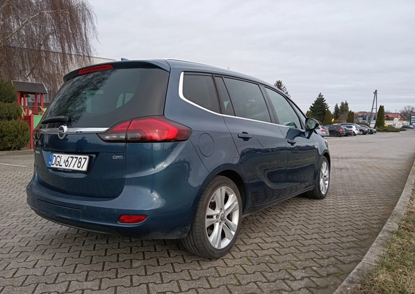 Opel Zafira cena 58000 przebieg: 110000, rok produkcji 2016 z Głogów małe 562